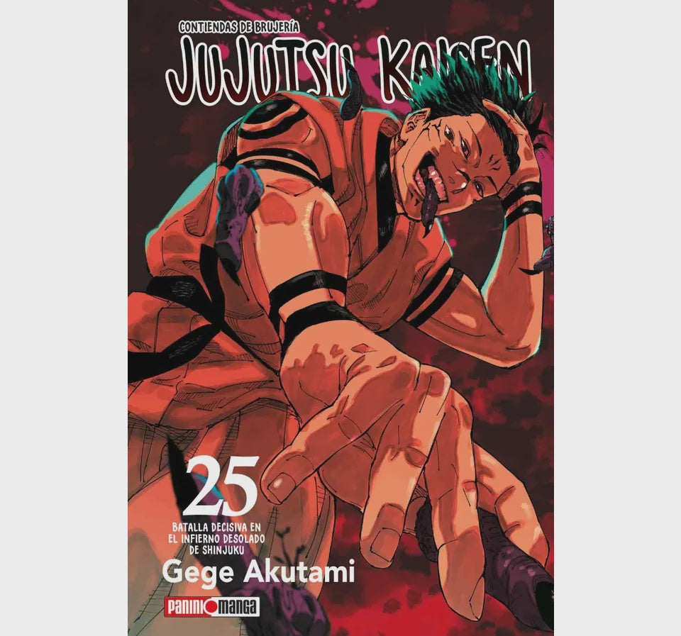 JUJUTSU KAISEN N.25-Mangas Panini-PANINI-Akibara Xpress