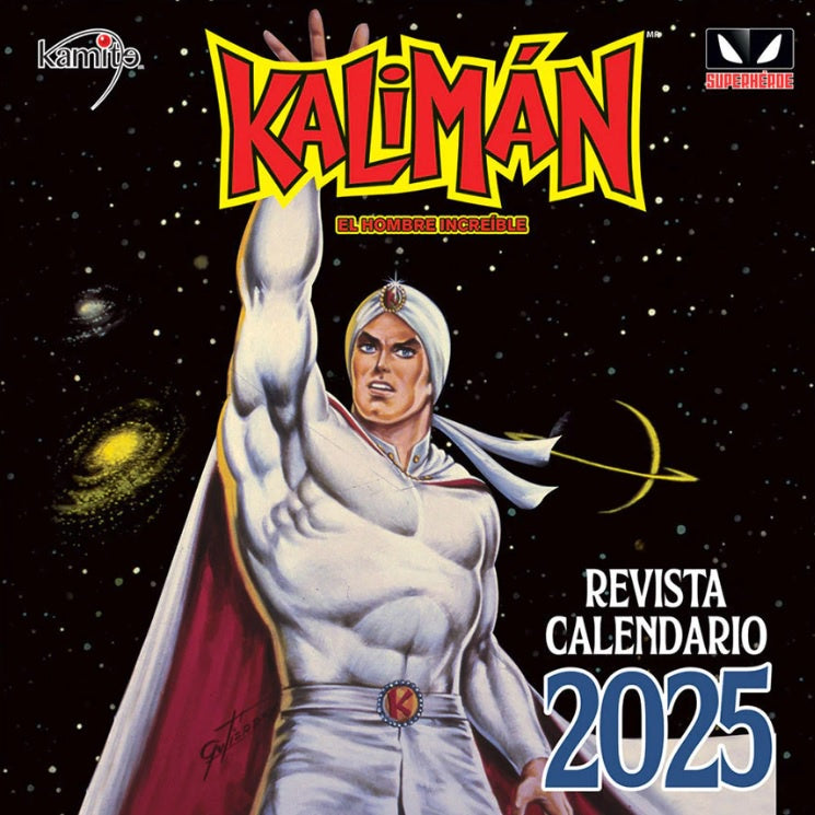 KALIMÁN EL HOMBRE INCREÍBLE: REVISTA CALENDARIO 2025-Mangas Kamite-Comic Kamite-Akibara Xpress
