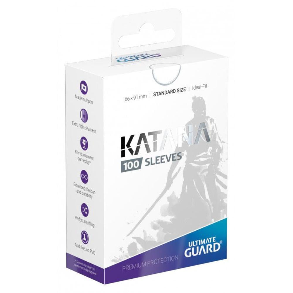 KATANA SLEEVES STANDARD SIZE- WHITE (100CT)-TCG-Juegos de Mesa-Akibara Xpress