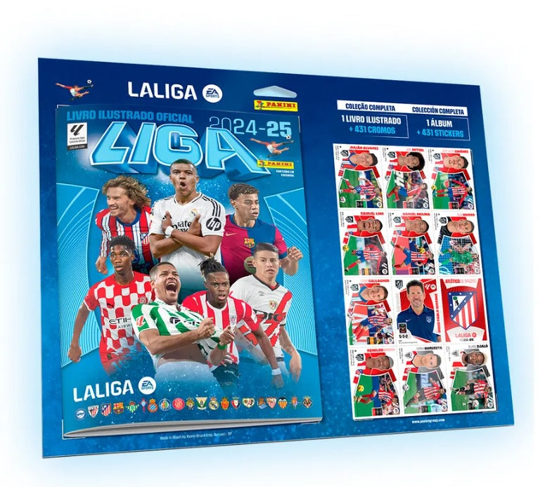 Album La Liga 2024-25. Súper Pack. Álbum + 431 Estampas