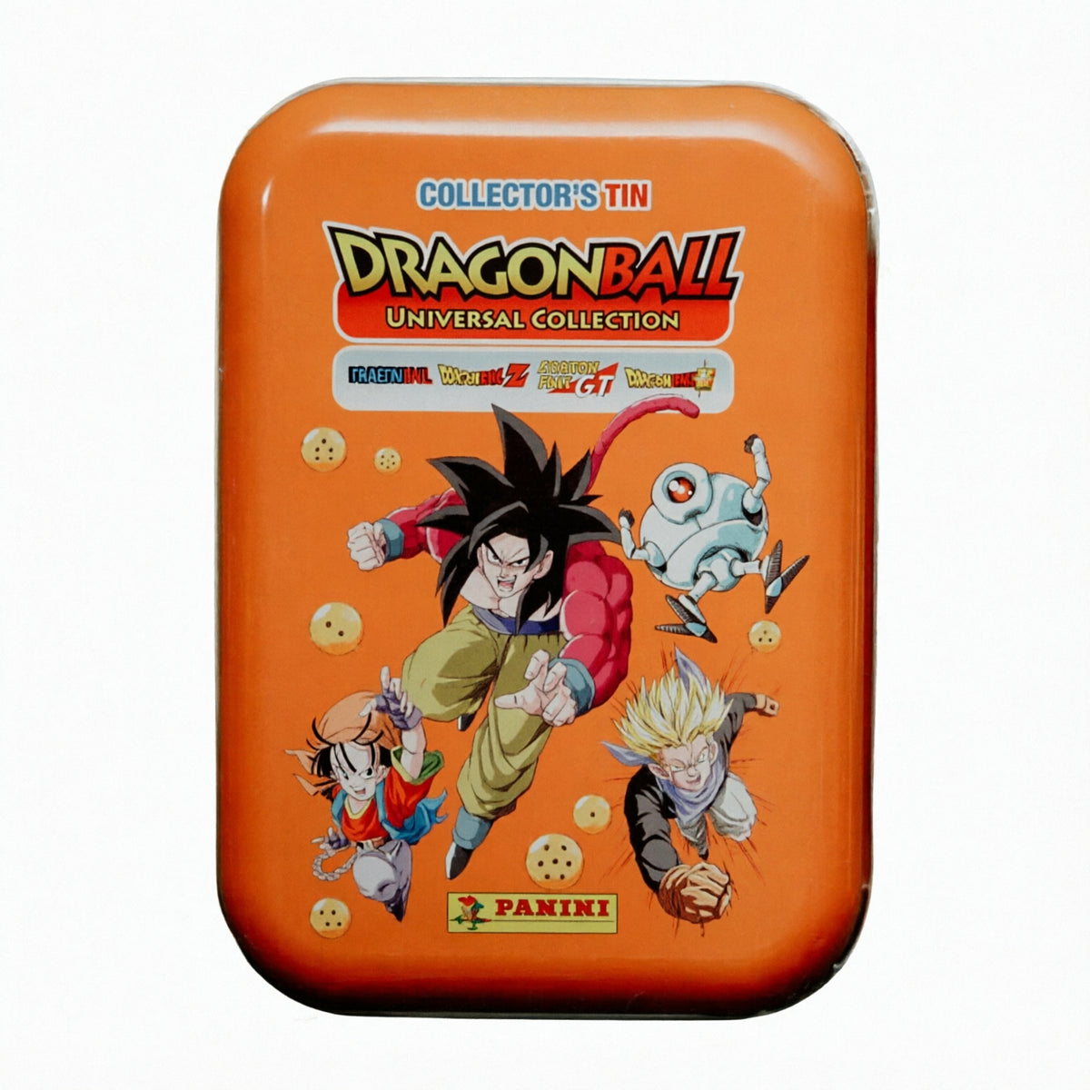 LATA NARANJA + 2 SOBRES DRAGON BALL UNIVERSAL COLLECTION TC-Albums-PANINI-Akibara Xpress