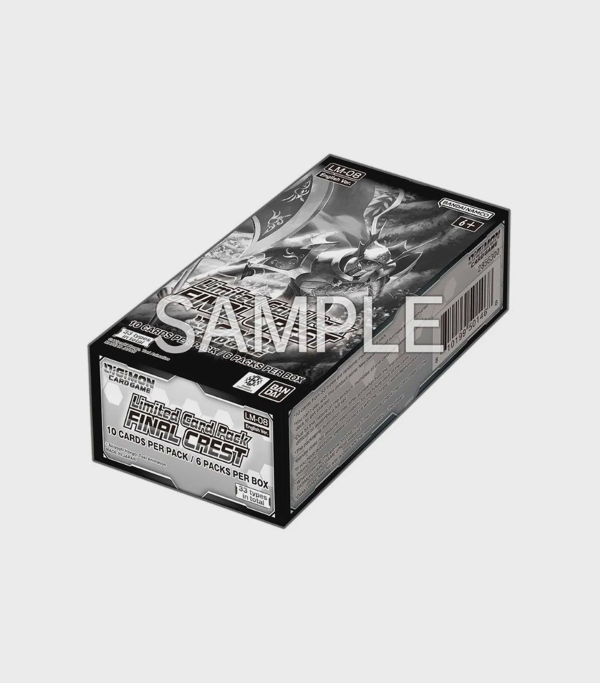 DIGIMON TCG LIMITED CARD PACK FINAL CREST LM08 6PC