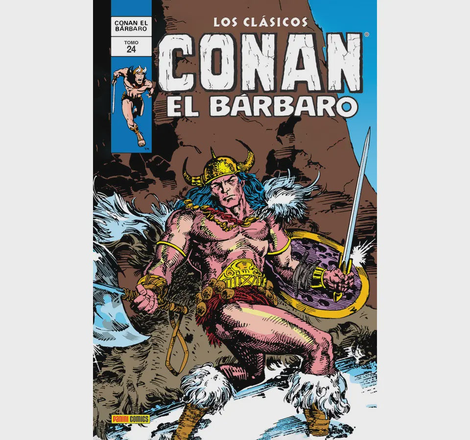 LOS CLÁSICOS DE CONAN EL BÁRBARO VOL.24-Comics-PANINI-Akibara Xpress