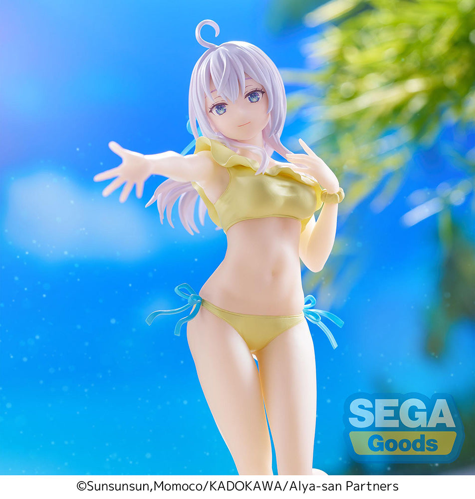 LUMINASTA TV ANIME "ALYA SOMETIMES HIDES HER FEELINGS IN RUSSIAN" "ALYA" -SWIMSUIT-Figuras-Sega-Akibara Xpress