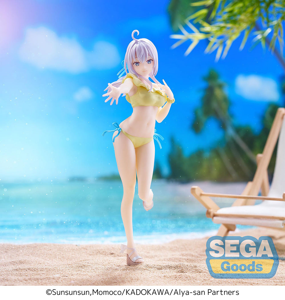 LUMINASTA TV ANIME "ALYA SOMETIMES HIDES HER FEELINGS IN RUSSIAN" "ALYA" -SWIMSUIT-Figuras-Sega-Akibara Xpress