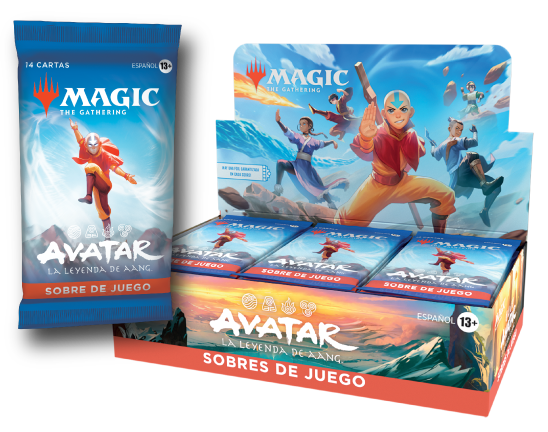 MAGIC THE GATHERING AVATAR THE LAST AIRBENDER PLAYBOOSTER DISPLAY ESPANOL-TCG-Juegos de Mesa-Akibara Xpress