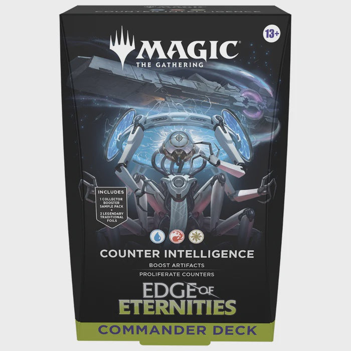 MAGIC THE GATHERING EDGE OF ETERNITIES COMMANDER DECK COUNTER INTELLIGENCE INGLES-TCG-Juegos de Mesa-Akibara Xpress