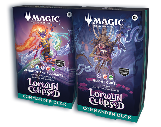 MAGIC THE GATHERING TCG LORWYN ECLIPSED COMMANDER DECK INGLES-TCG-Juegos de Mesa-Akibara Xpress