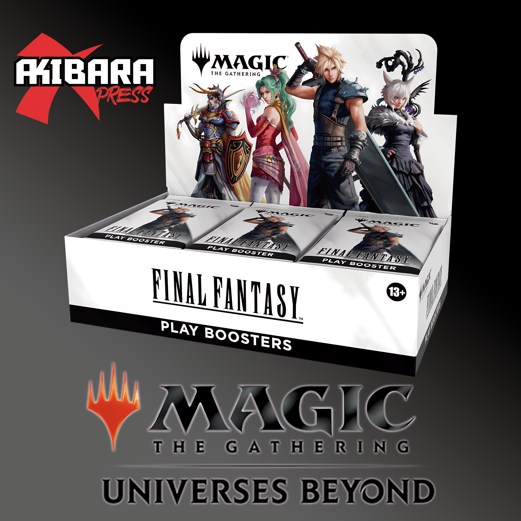 MAGIC THE GATHERING TCG UNIVERSES BEYOND FINAL FANTASY PLAY BOOSTER DISPLAY-TCG-Juegos de Mesa-Akibara Xpress