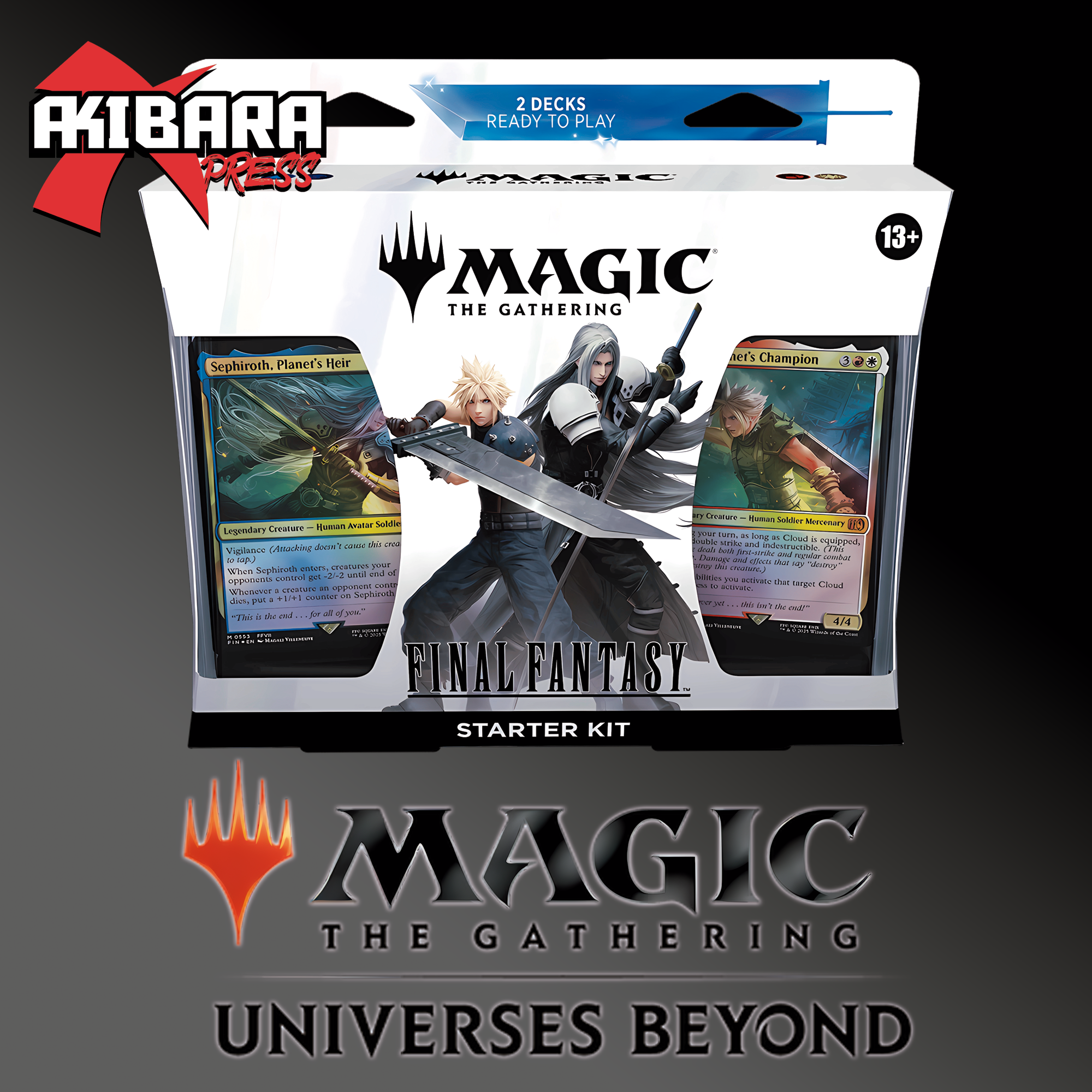 MAGIC THE GATHERING TCG UNIVERSES BEYOND FINAL FANTASY STARTER KIT-TCG-Juegos de Mesa-Akibara Xpress