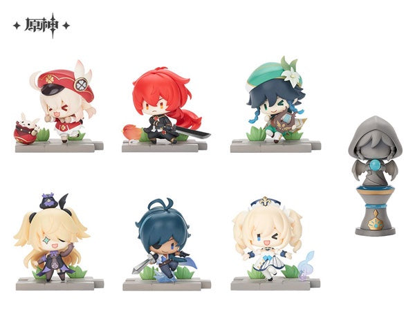 miHoYo "Genshin Impact" Battle Scene Series Trading Figure Mondstadt Edition (Set of 6）-Figuras-MIHOYO-Akibara Xpress