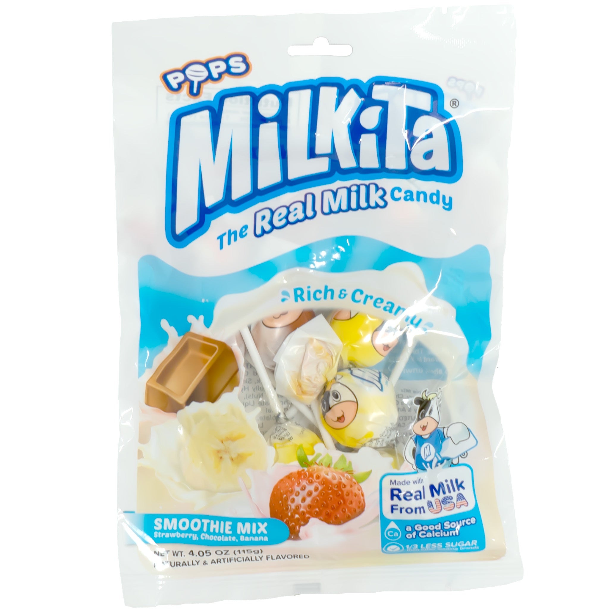 MILKITA Creamy Shake Lollipop Smoothie Flavor 115g-Alimentos-Asian Food-Akibara Xpress