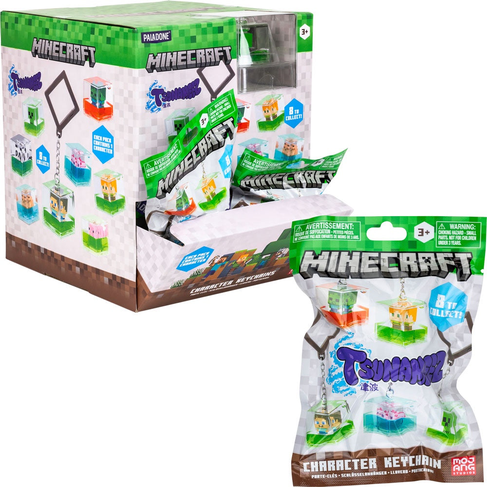 MINECRAFT BLIND TSUNAMEEZ IN DISPLAY-Llaveros-Surreal Entertainment-Akibara Xpress