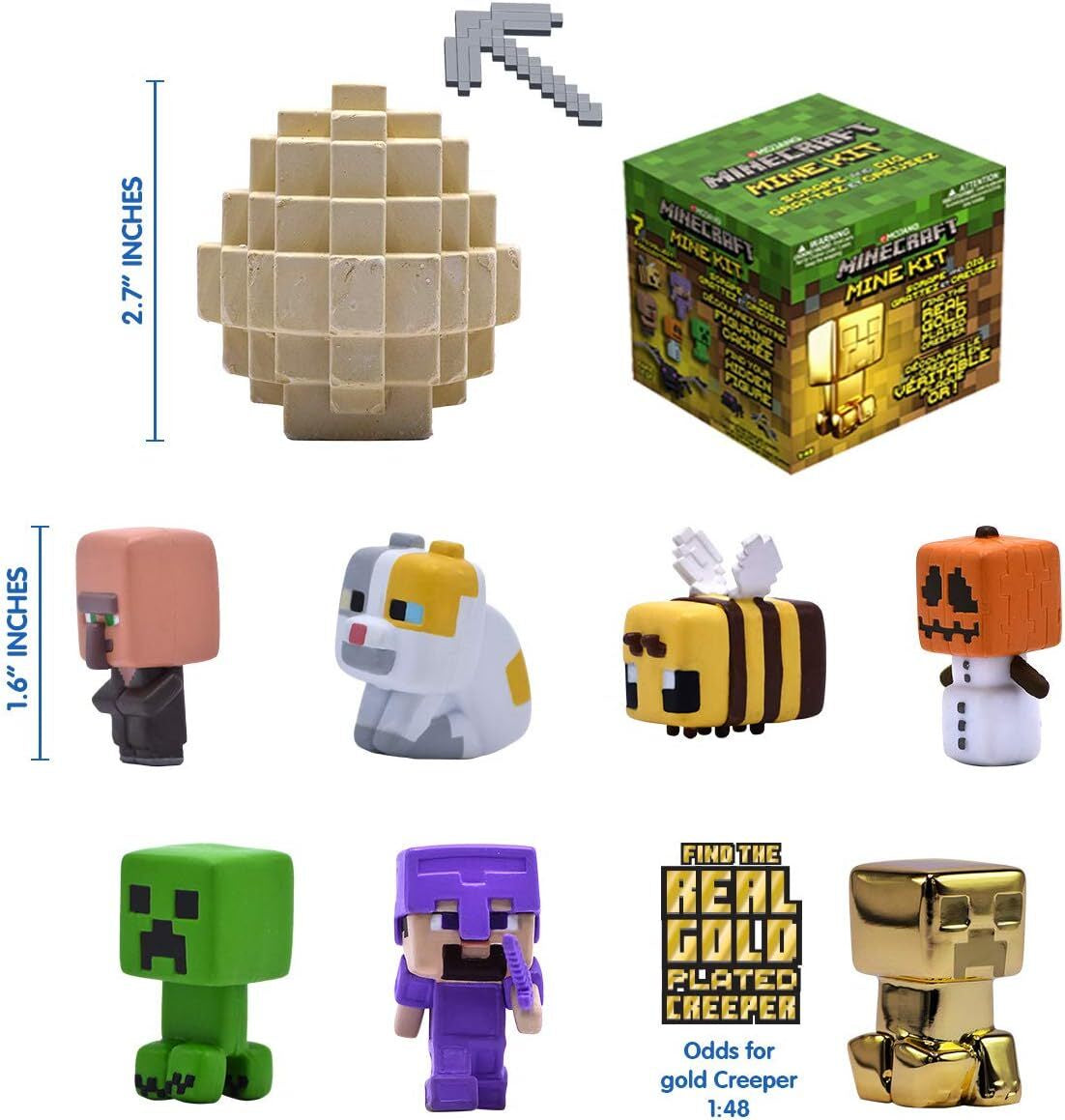 MINECRAFT MINE KIT DIG SET-Figuras-Surreal Entertainment-Akibara Xpress