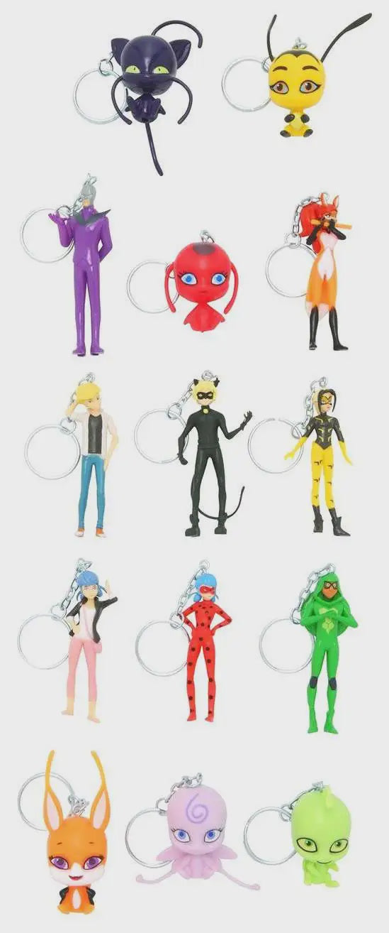 MIRACULOUS LADY BUG FIGURE HANGER IN DISPLAY-Llaveros-Surreal Entertainment-Akibara Xpress