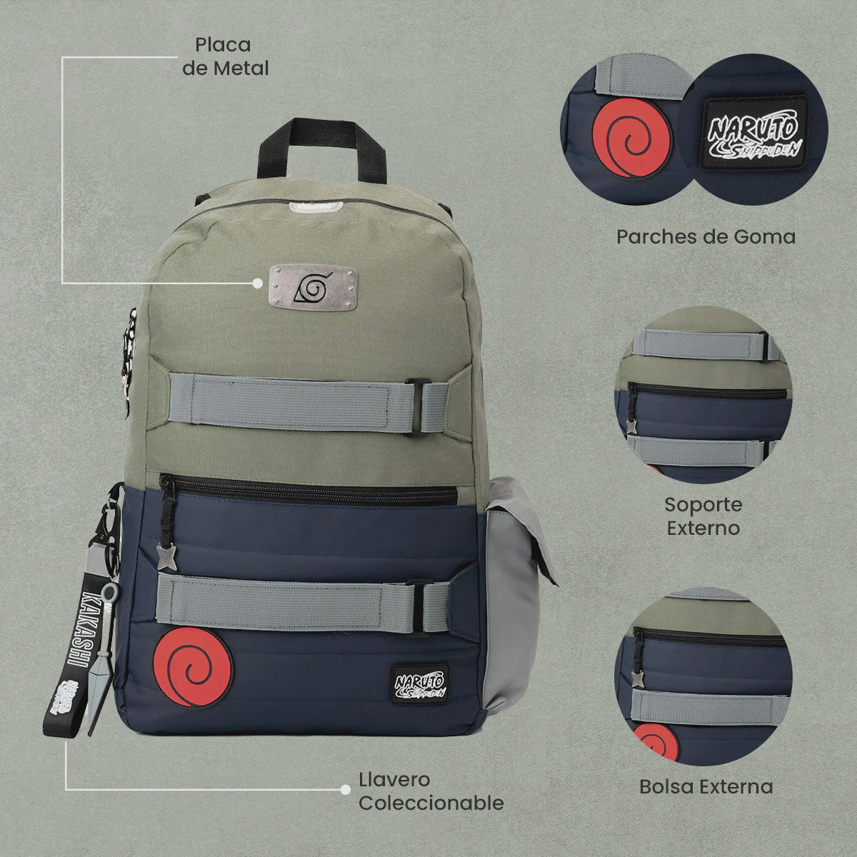 MOCHILA KAKASHI-Mochilas/Loncheras-Yadatex-Akibara Xpress