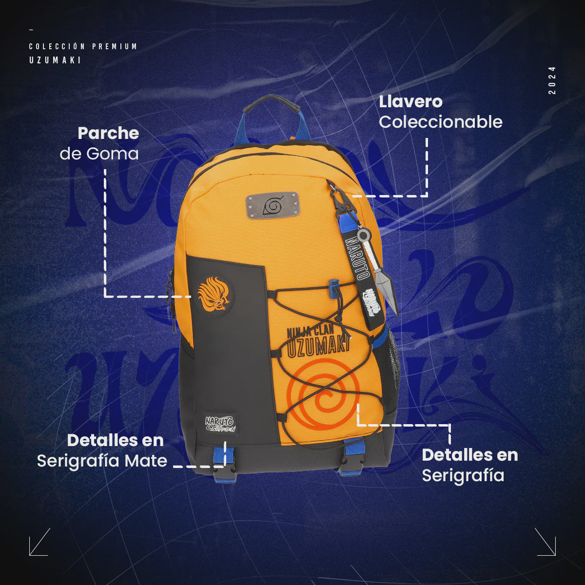 MOCHILA NARUTO UZUMAKI LAST EDITION-Mochilas/Loncheras-Yadatex-Akibara Xpress