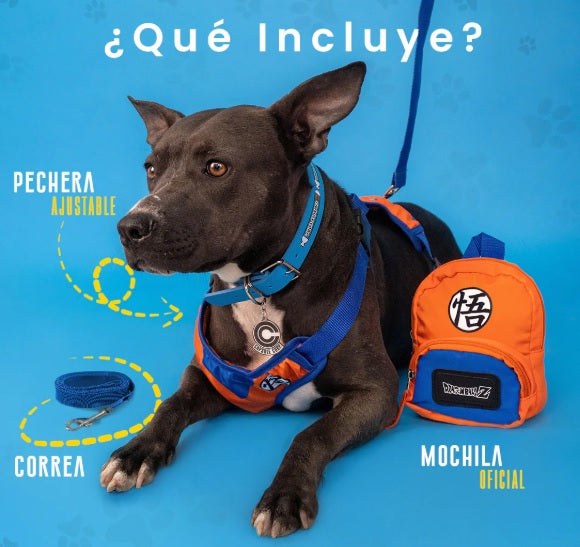 Mochila para perro Goku-Mochilas/Loncheras-Yadatex-Akibara Xpress