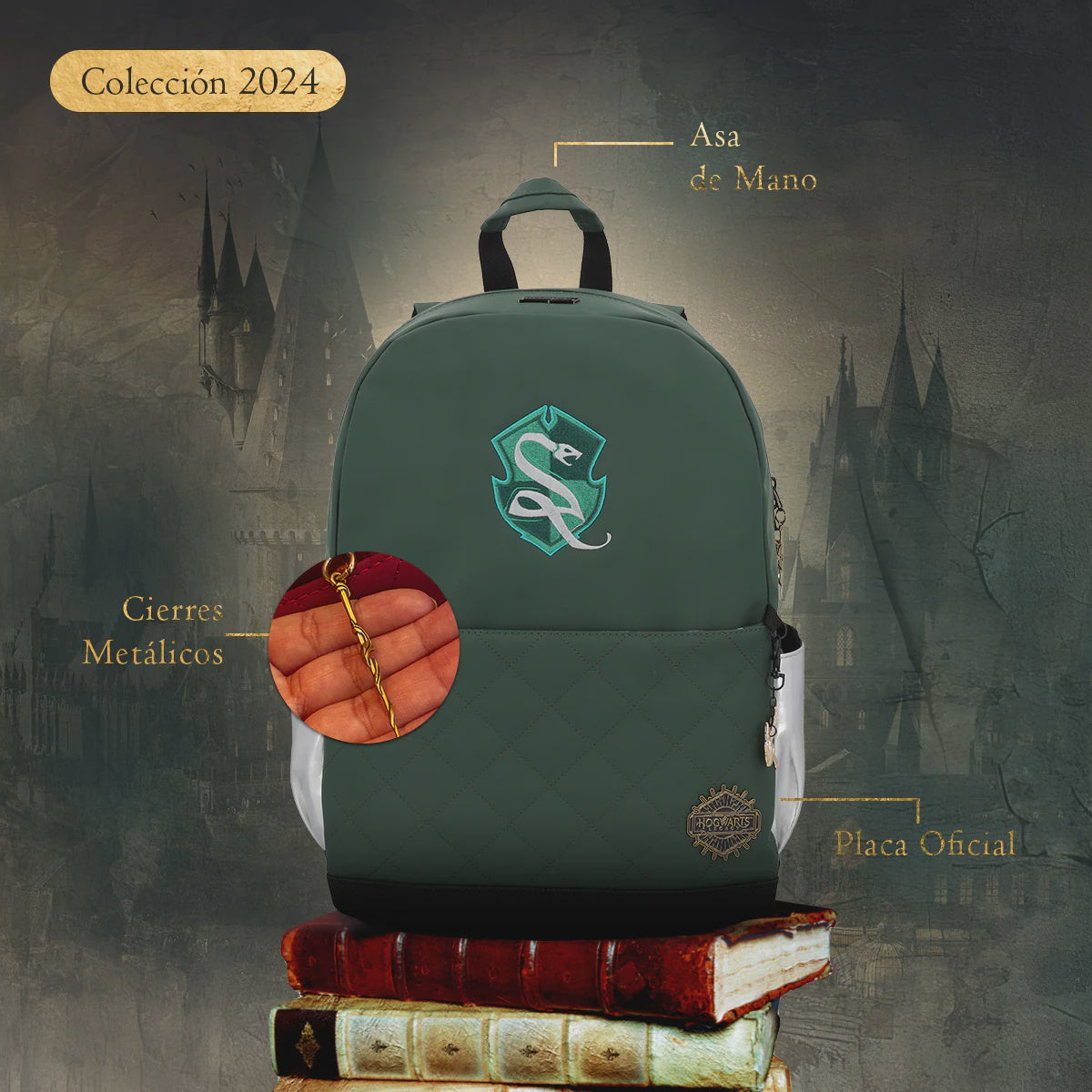 Mochila Slytherin Hogwarts Legacy-Mochilas/Loncheras-Yadatex-Akibara Xpress