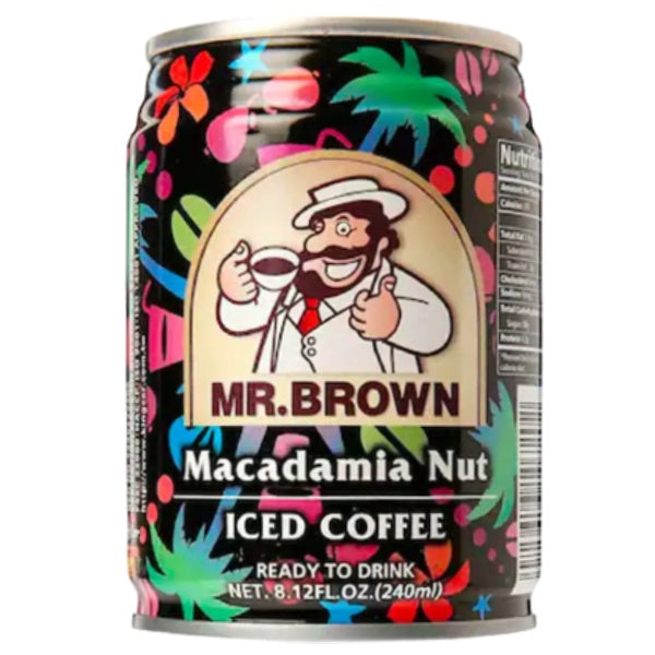MR.BROWN Macadamia Nut Iced Coffee 240ml-Alimentos-Asian Food-Akibara Xpress
