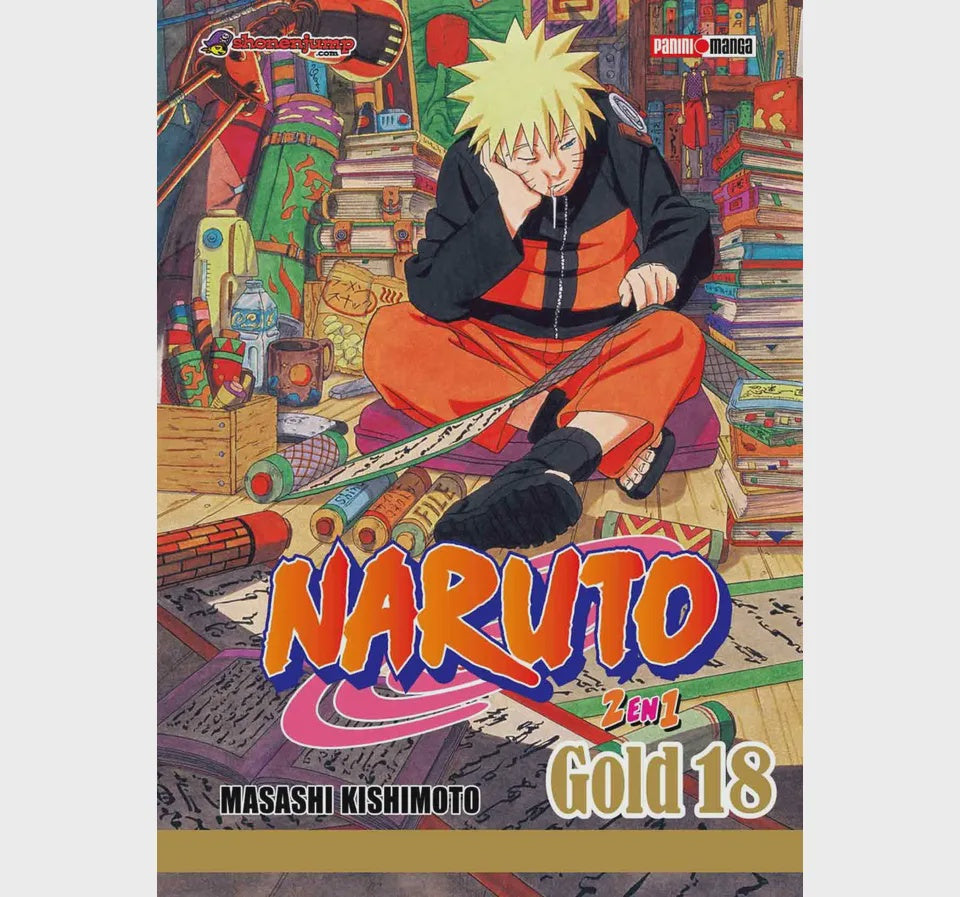 NARUTO GOLD EDITION N.18-Mangas Panini-PANINI-Akibara Xpress
