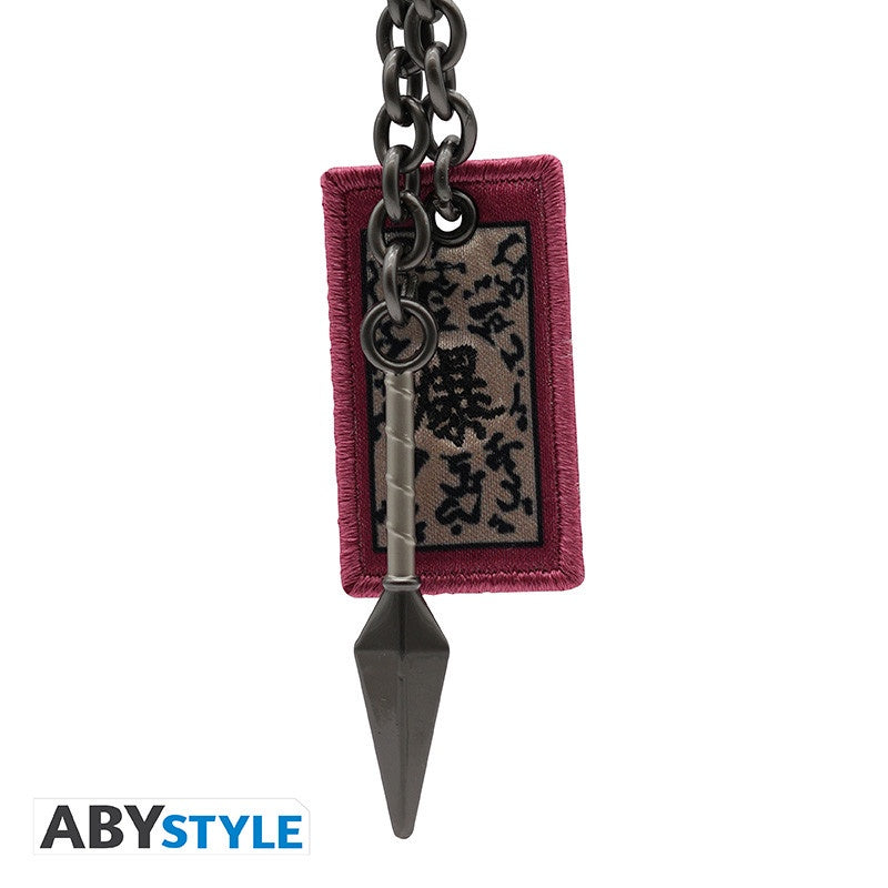 NARUTO SHIPPUDEN KEYCHAIN 3D "KUNAI & EXPLOSIVE TAG"