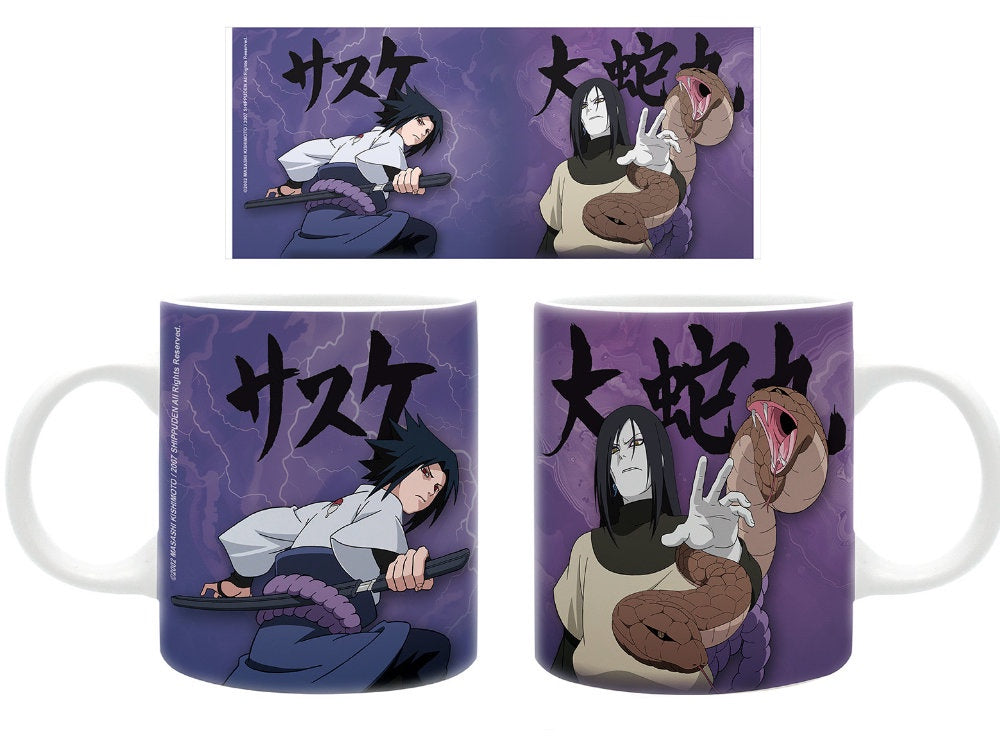 NARUTO SHIPPUDEN - Mug - 320 ml - Orochimaru & Sasuke-Tazas-ABYSTYLE-Akibara Xpress