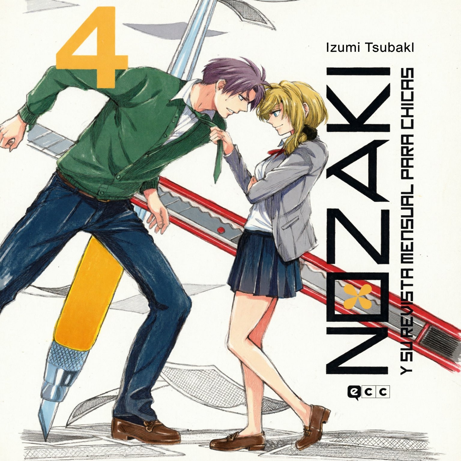 NOZAKI Y SU REVISTA MENSUAL PARA CHICAS N.4 EUROPA-Mangas Españoles-ECC-Akibara Xpress