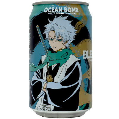 OCEAN BOMB Bleach White Peach Flavor Soda 330ml-Alimentos-Asian Food-Akibara Xpress