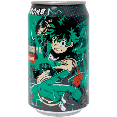 OCEAN BOMB My Hero Academia Sparkling Water White Peach Flavor 330ml-Alimentos-Asian Food-Akibara Xpress