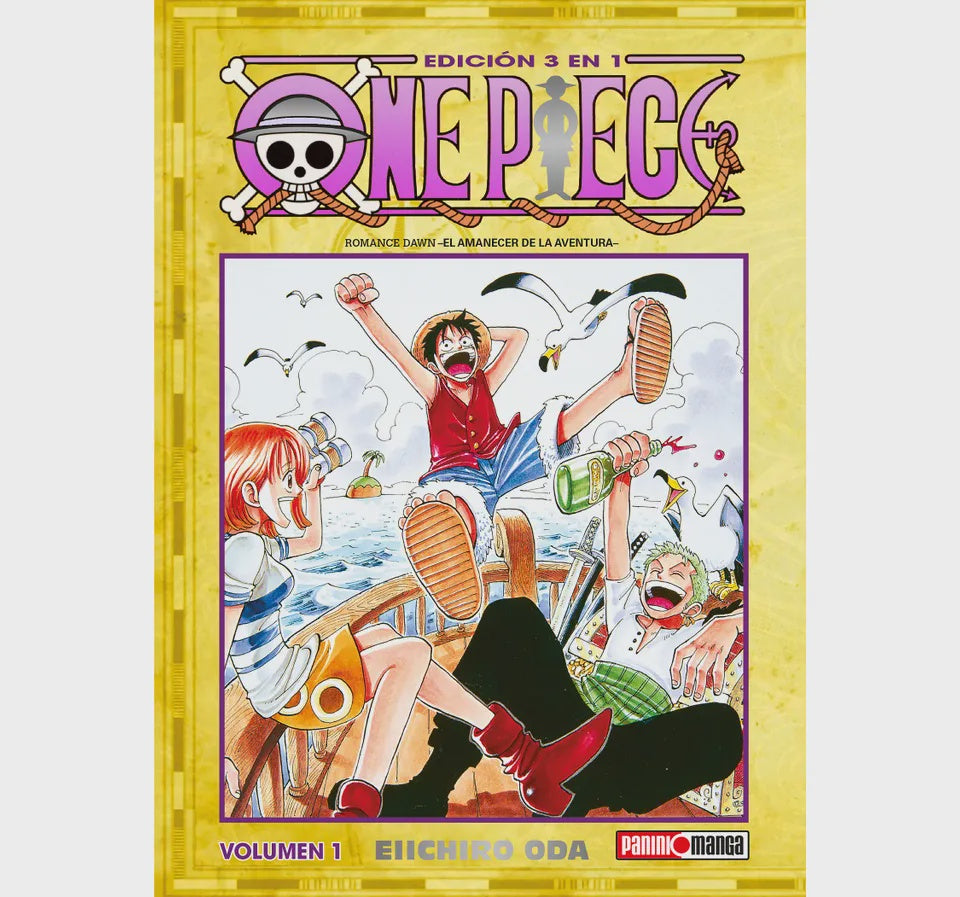 ONE PIECE (3 EN 1) N.1-Mangas Panini-PANINI-Akibara Xpress