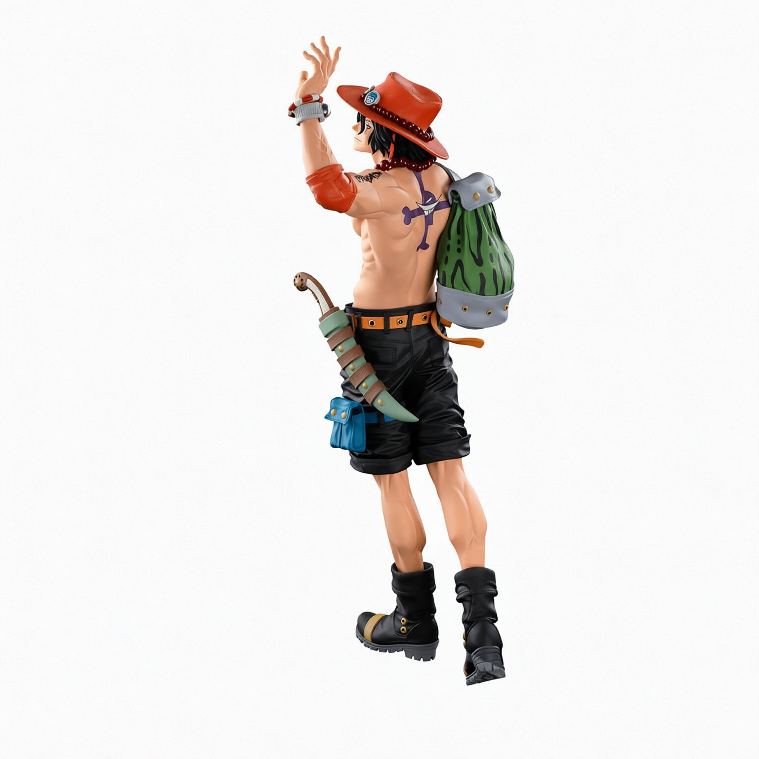 One Piece Banpresto World Figure Colosseum 3 Super Master Stars Piece The Portgas.D.Ace (Ver. Two Dimentions)-Figuras-BANPRESTO-Akibara Xpress