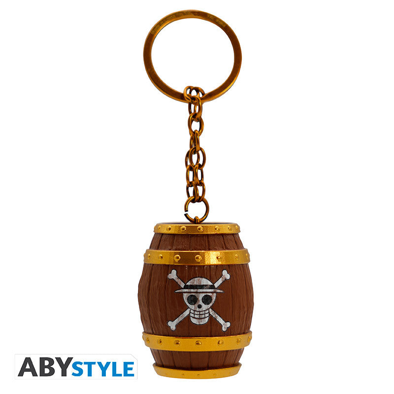 ONE PIECE LLAVERO 3D BARREL