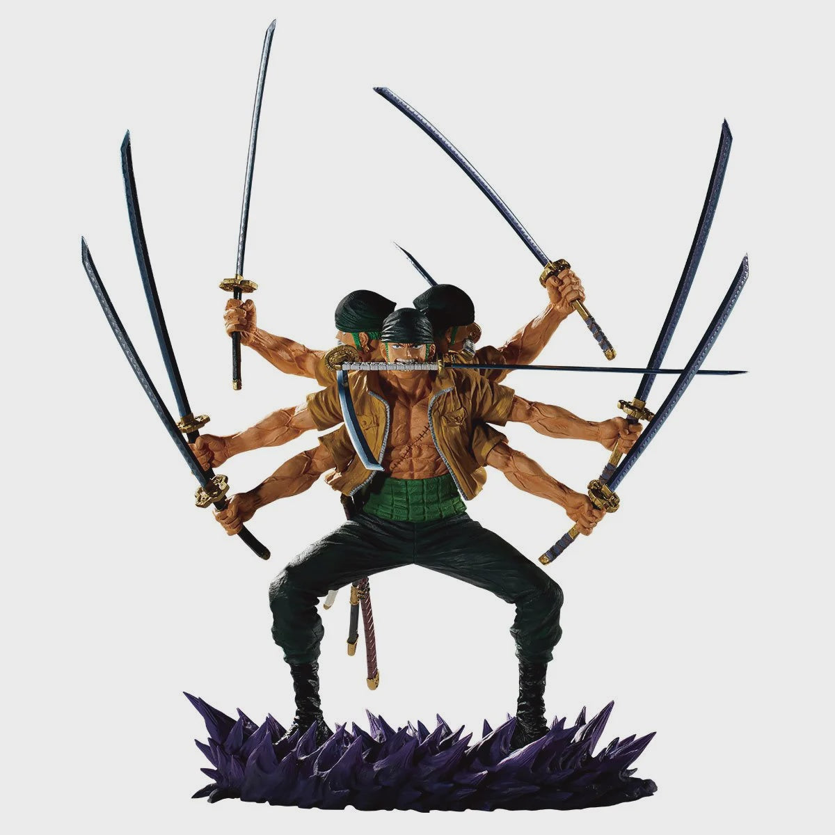 ONE PIECE RORONOA ZORO GENEALOGY OF SWORDSMAN'S SOUL ICHIBANSHO STATUE-Figuras-BANDAI-Akibara Xpress