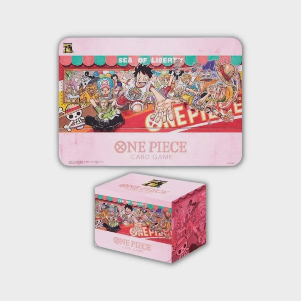 One Piece TCG: Playmat and Card Case - 25th Edition-TCG-BANDAI-Akibara Xpress