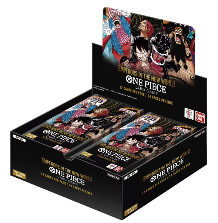 ONE PIECE TCG THE FOUR EMPERORS BOOSTER BOX OP-09-TCG-BANDAI-Akibara Xpress