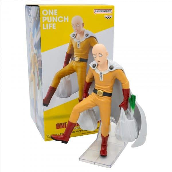ONE PUNCH MAN ONE PUNCH LIFE SAITAMA-Figuras-BANPRESTO-Akibara Xpress