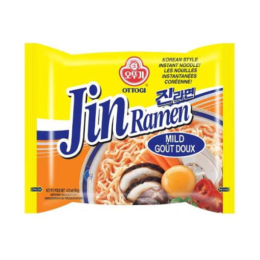 OTTOGI JIN RAMEN MILD FLAVOR 120G-Alimentos-Asian Food-Akibara Xpress
