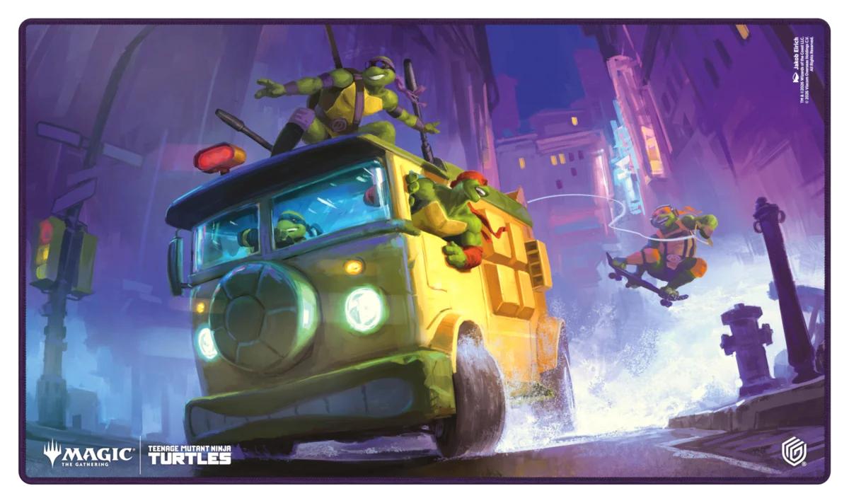 PLAYMAT TEENAGE MUTANT NINJA TURTLES TURTLE VAN-TCG-ULTIMATE GUARD-Akibara Xpress