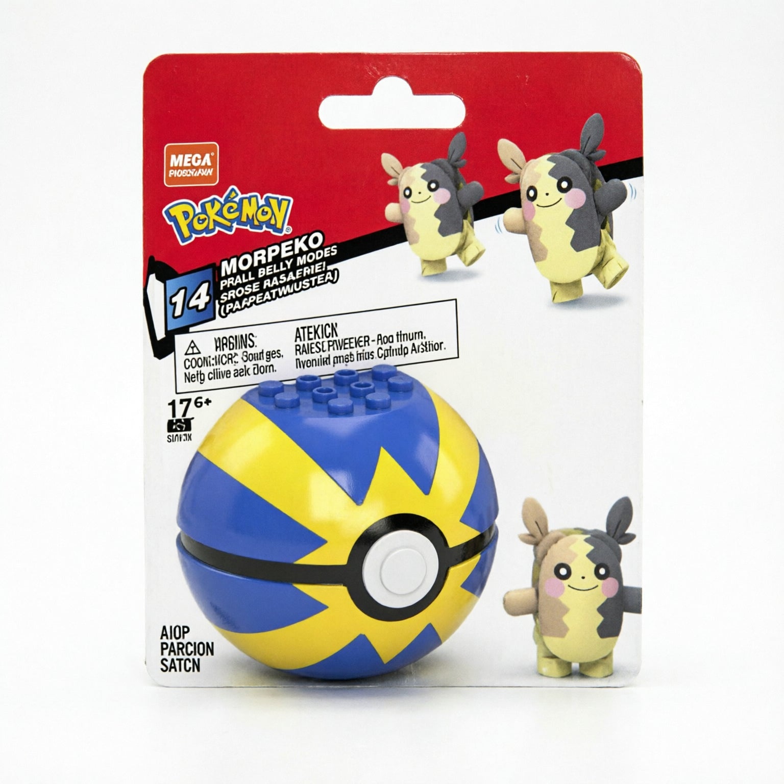 Pokemon Mega Construx Morpeko-Figuras-MEGA CONSTRUX-Akibara Xpress
