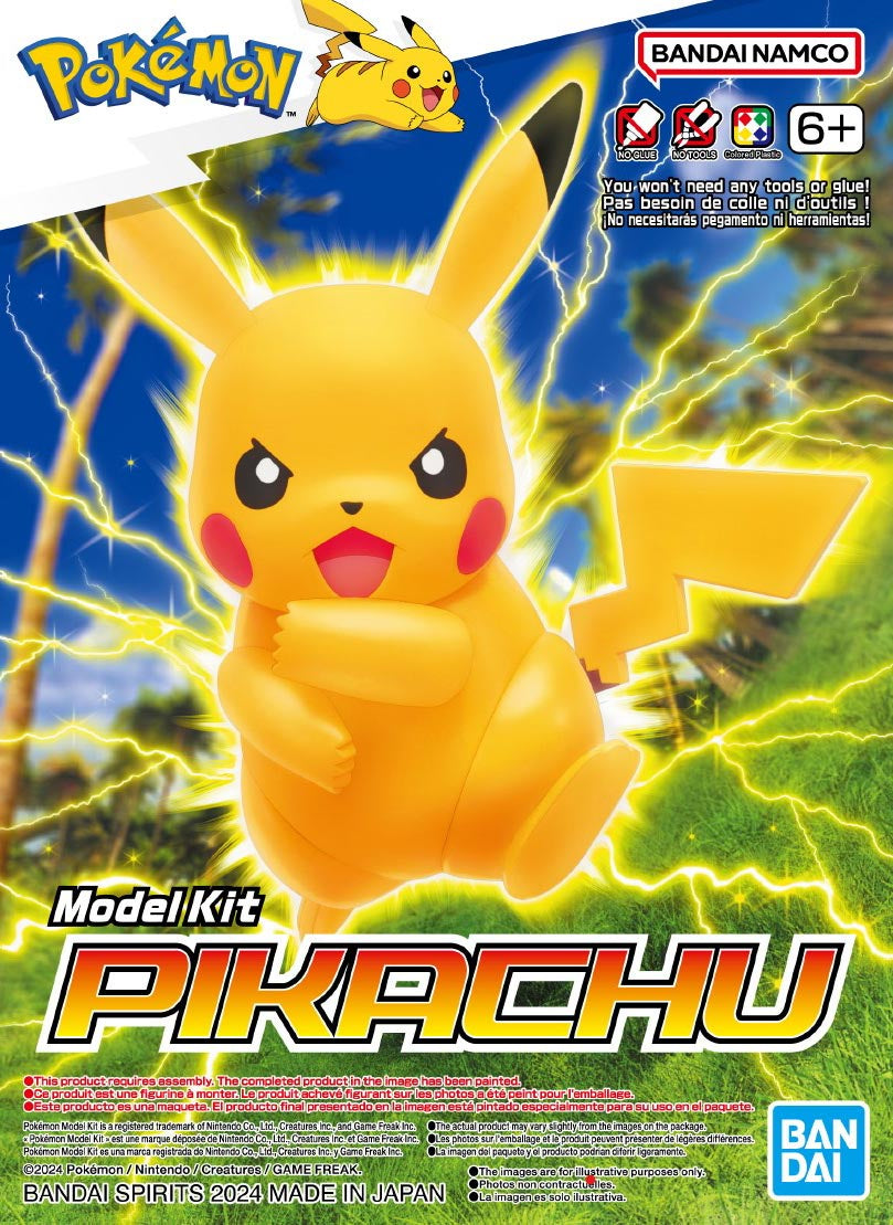 Pokemon Model Kit PIKACHU-Figuras-BANDAI-Akibara Xpress