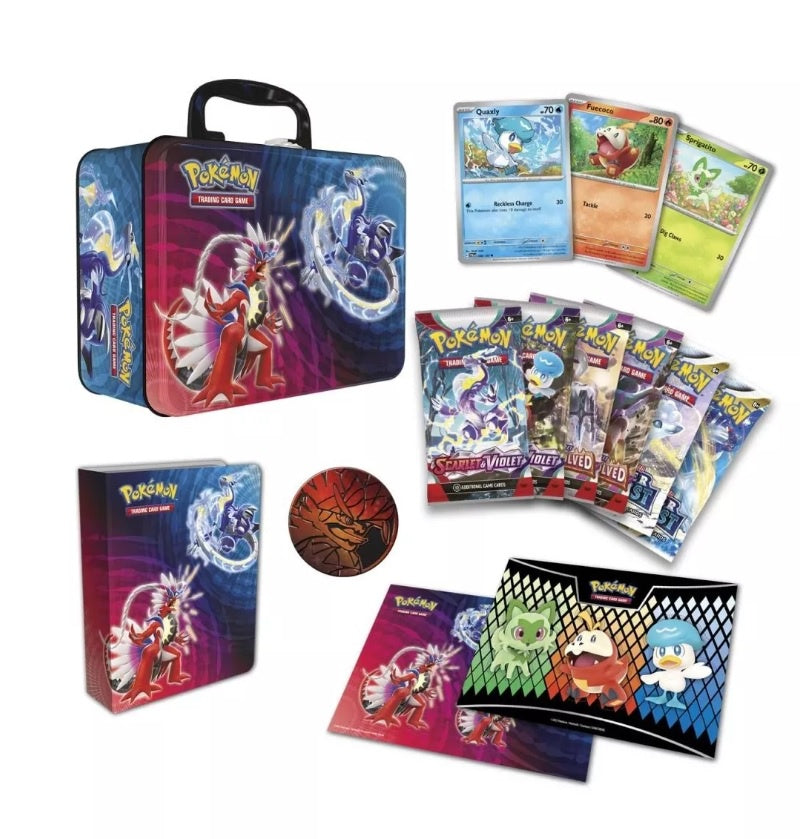 POKEMON TCG: COLLECTOR CHEST (SCARLET & VIOLET)-TCG-Juegos de Mesa-Akibara Xpress