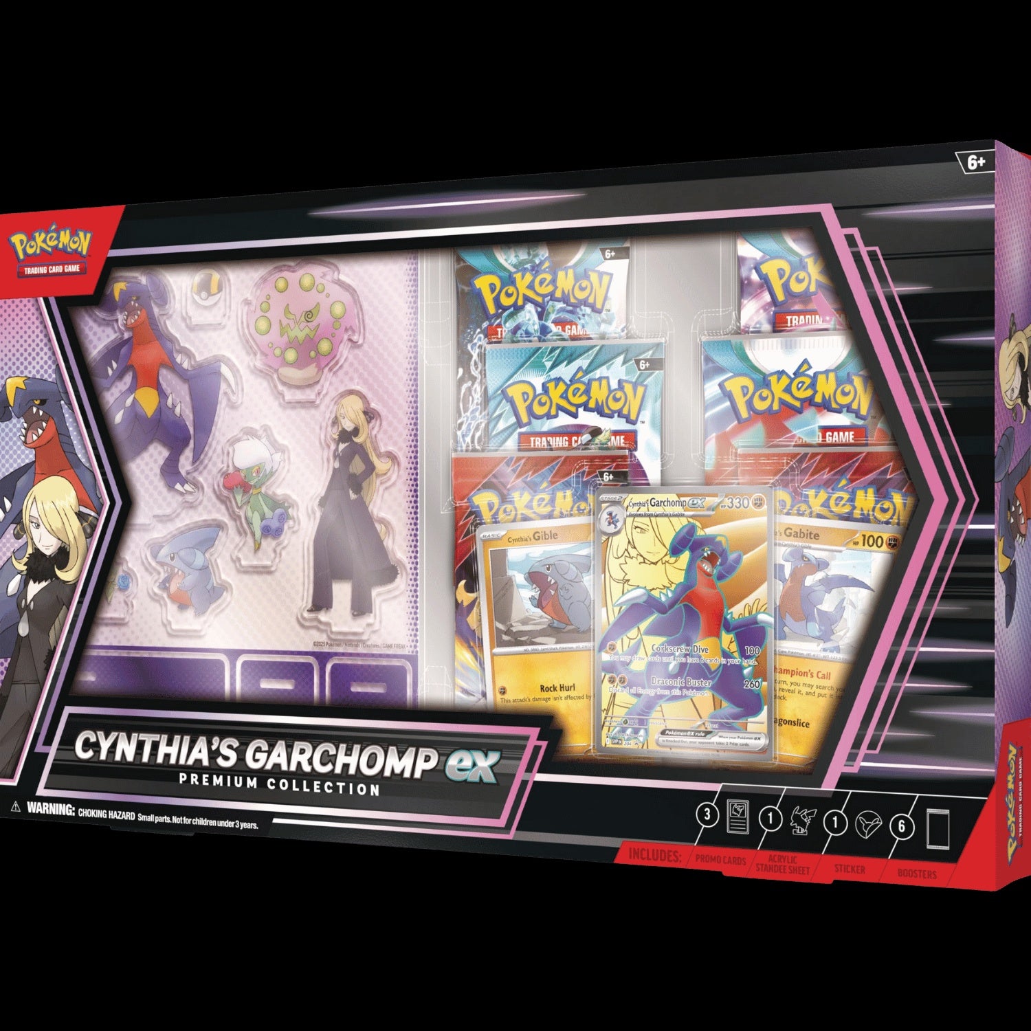POKEMON TCG CYNTHIAS GARCHOMP EX COLLECTION-TCG-Juegos de Mesa-Akibara Xpress