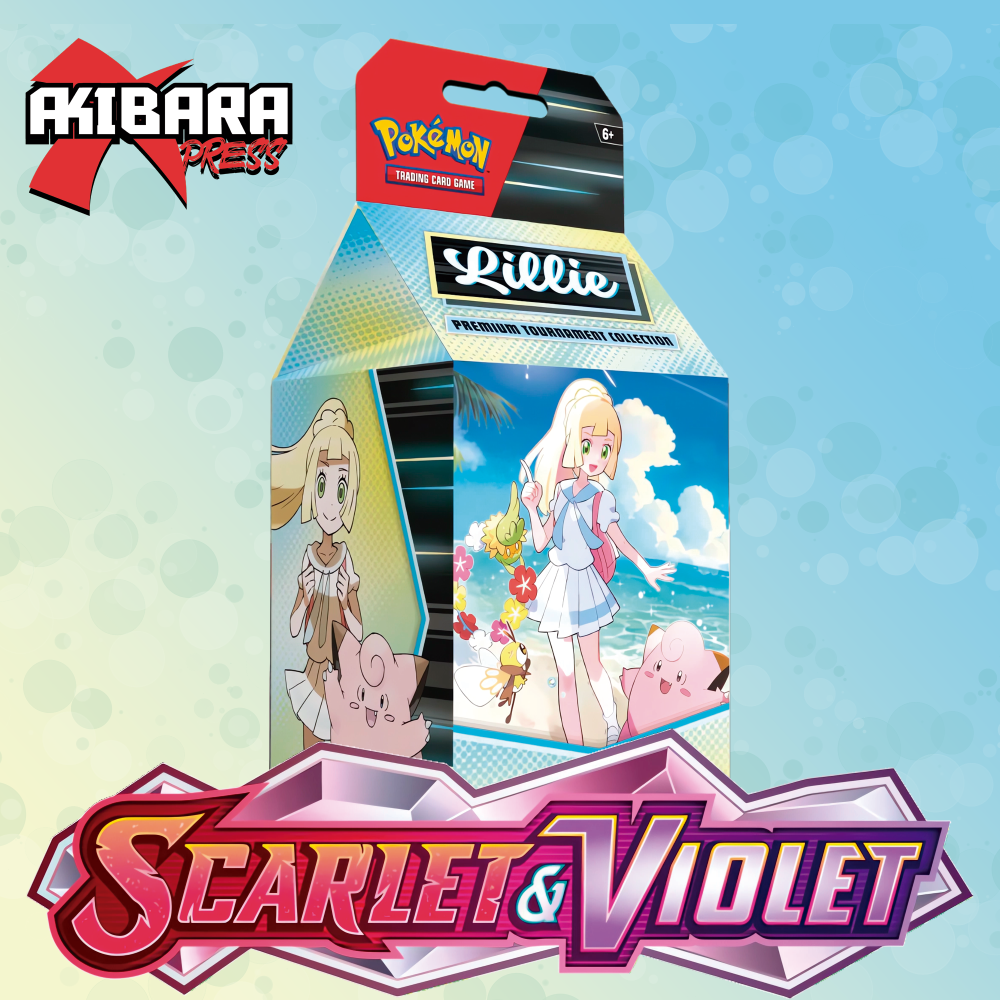 POKEMON TCG LILLIE PREMIUM TOURNAMENT COLLECTION INGLES-TCG-Juegos de Mesa-Akibara Xpress