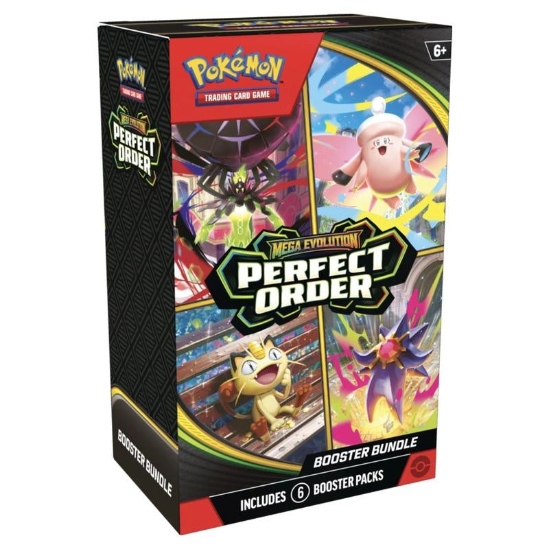 POKEMON TCG MEGA EVOLUTION PERFECT ORDER BOOSTER BUNDLE INGLES-TCG-POKEMON-Akibara Xpress