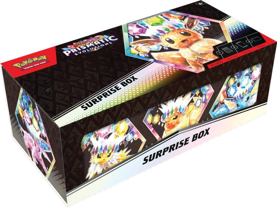 POKEMON TCG PRISMATIC EVOLUTIONS SURPRISE BOX-TCG-Juegos de Mesa-Akibara Xpress