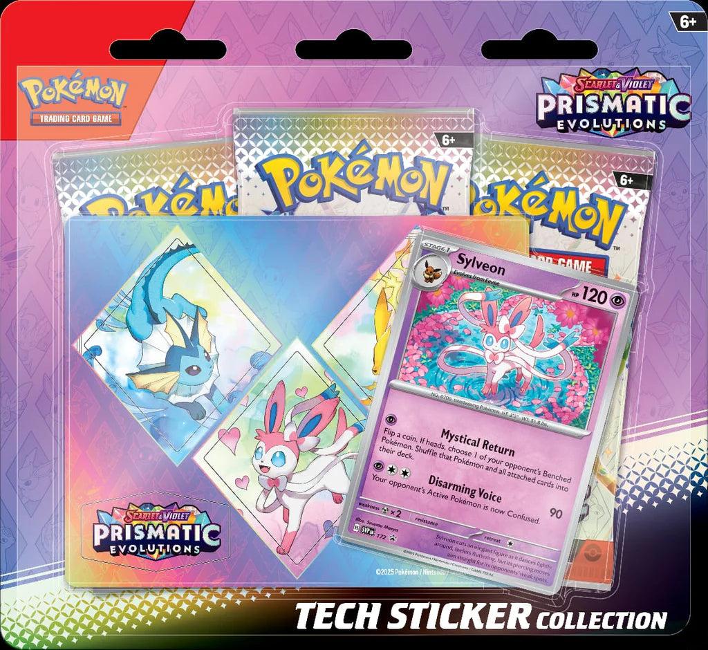 POKEMON TCG PRISMATIC EVOLUTIONS TECH STICKER COLLECTION (INGLES)-TCG-Juegos de Mesa-Akibara Xpress