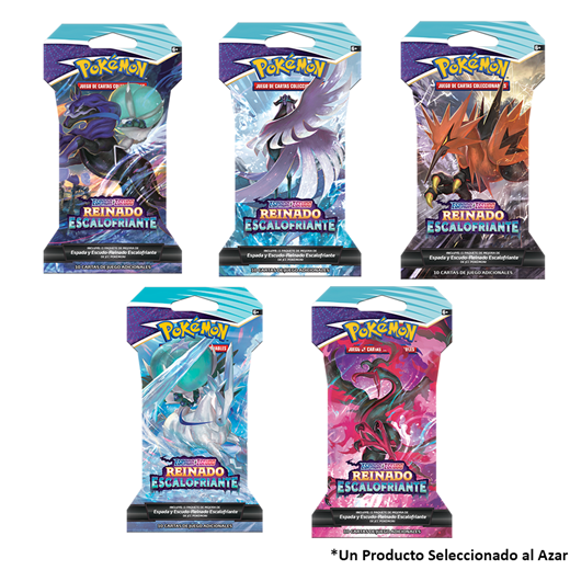 POKEMON TCG SLEEVED BOOSTER REINADO ESCALOFRIANTE-Juegos De Mesa-PANINI-Akibara Xpress
