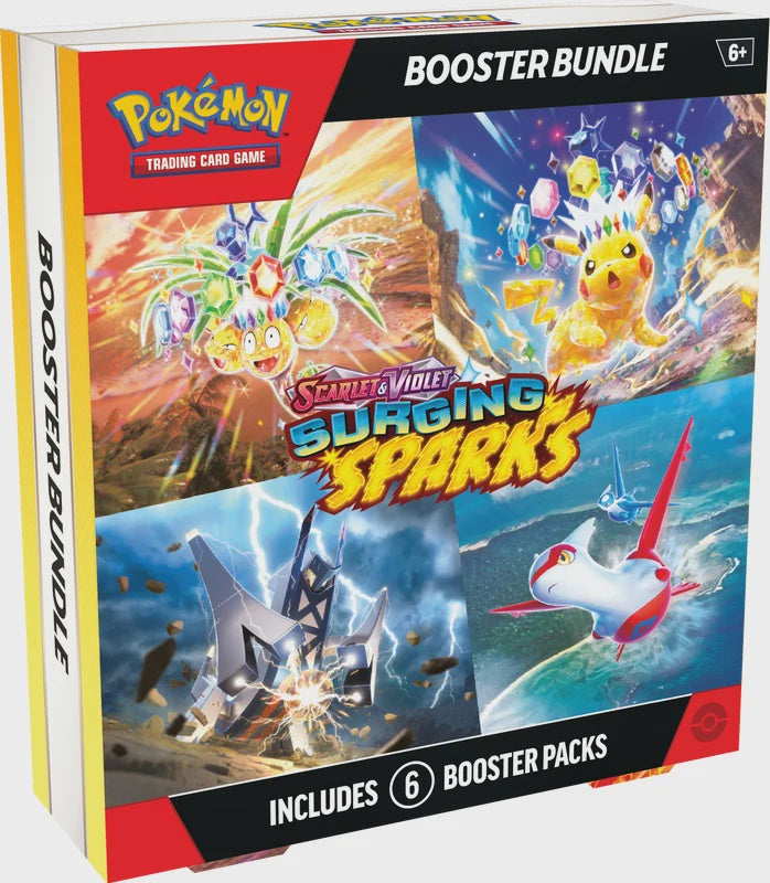 POKEMON TCG SURGING SPARKS BOOSTER BUNDLE-TCG-Juegos de Mesa-Akibara Xpress