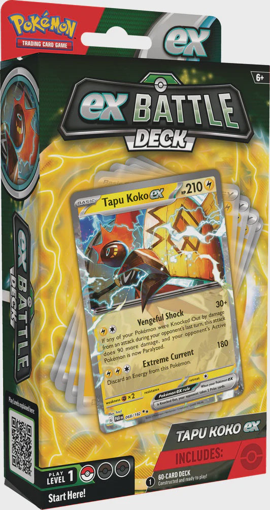 POKEMON TCG TAPU KOKO EX BATTLE DECK INGLES-TCG-Juegos de Mesa-Akibara Xpress